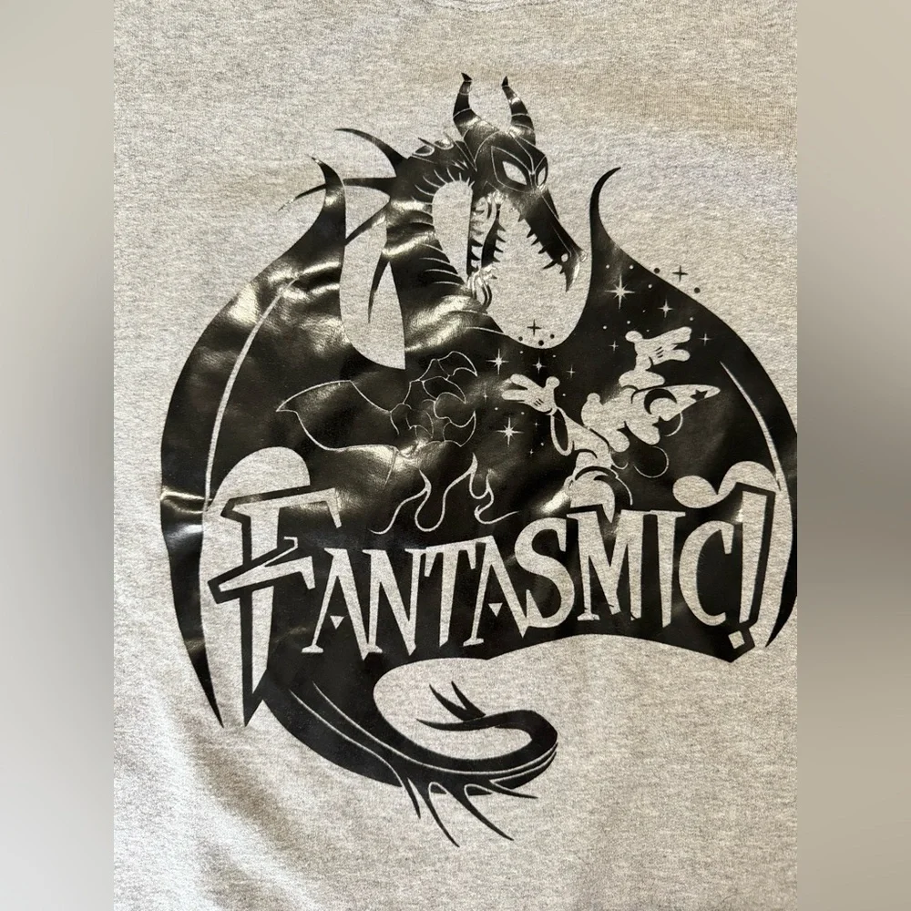 Vintage 90’s Disney Parks Fantasmic Mikey crewneck. Size L - Picture 4 of 7